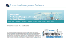 Desktop Screenshot of productionmanagersoftware.com