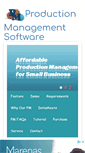 Mobile Screenshot of productionmanagersoftware.com